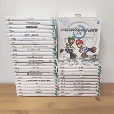 £4.99 • Buy Nintendo Wii Games - Pick Your Game & Bundle Up A Job Lot - FAST & FREE POSTAGE