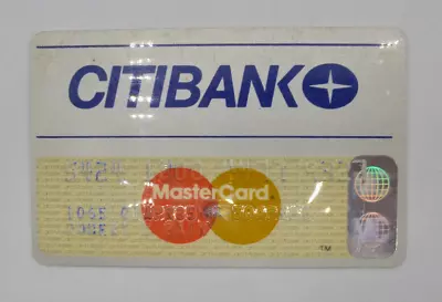 CITIBANK MasterCard Credit Card Exp 1986 • $12