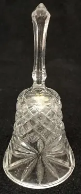 Vintage 5” Pressed Clear Glass BELL Nice Tone • $3.98