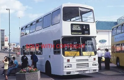 35mm Original Bus Slide Transdev Yellow Buses Bournemouth F212 WRU • £4.99