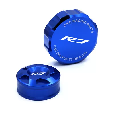 Front Rear Brake Fluid Reservoir Cover For YAMAHA YZFR7 YZF R7 2022 Motorcycle  • $21.83