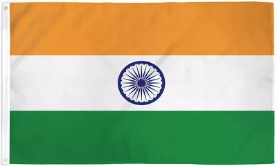 $9.88 • Buy India 3x5 Flag Of India Indian Flag House Flag PRINTED Nylon WATERPROOF FABRIC