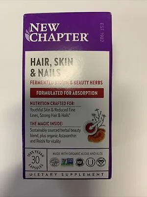 Perfect Hair- Skin & Nails 30 Veg Caps  By New Chapter #163 • $19