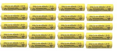 20-PCS AA 400mAh Rechargeable Batteries NiCd 1.2v Solar Ni-Cd Light LED F20 • $15.99