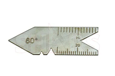 60 Degree Center Gage Thread Gauge Inch Lathe Tool New ! • $2.50