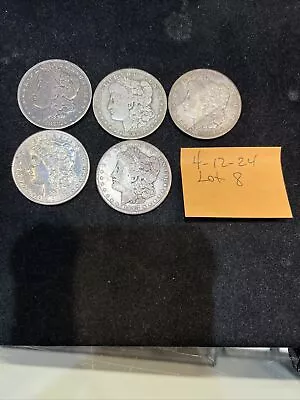 Lot Of 5 Morgan Dollars  • $160