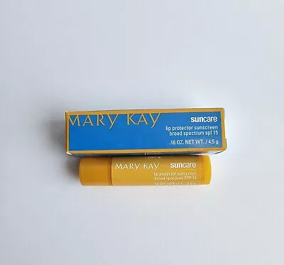 Mary Kay Suncare Lip Protector Sunscreen Broad Spectrum SPF 15 .16oz New In Box • $15.99