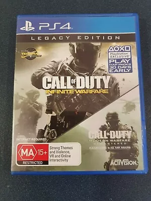 Call Of Duty Infinite Warfare Legacy Editon Ps4 Game Like New • $29