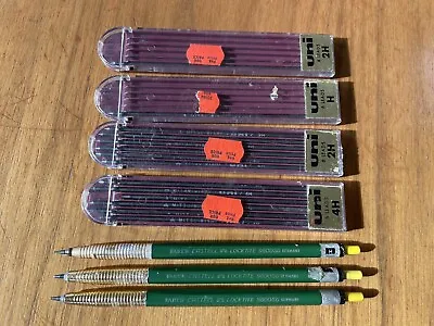 Faber Castell Locktite 9800SG Mechanical Pencils And Leads • $30