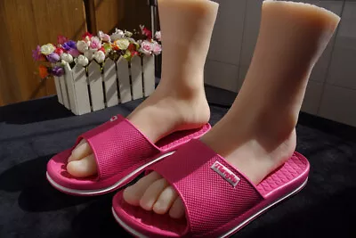 Top Quality Silicone Girl Feet Model Vertical Big Foot Mannequin Flats Size 39 • $105.88