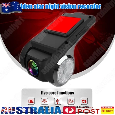 $22.09 • Buy Dash Cam For Android Car Radio Stereo USB Dashboard Camera GPS Logger With ADAS 