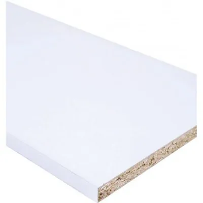 £24.95 • Buy White Melamine Faced Chipboard MFC Shelving Boards 15mm ( COLLECTION ONLY ) 