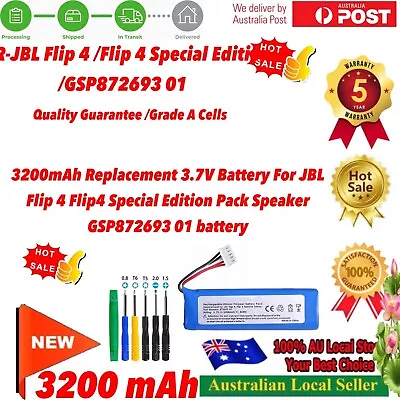 Battery GSP872693 01 For  Bateria JBL Flip 4 Flip 4 Special Edition + Tools Kit • $17.98