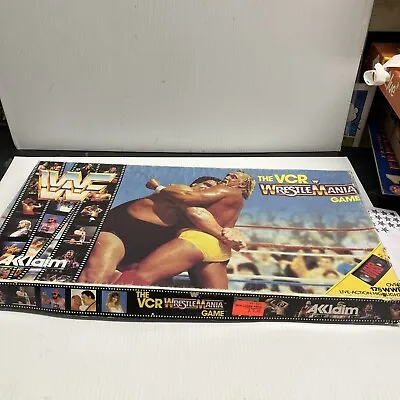 Vintage WWF VHS Wrestlemania Board Game 1988 - Hulk Hogan - Complete • $25