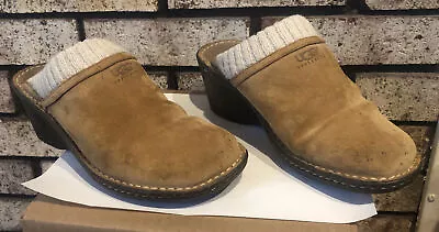 UGG Australia Gael Suede Mules Clogs Style #1934 Women's US 8 - UK 6.5 Sherpa • $32.99