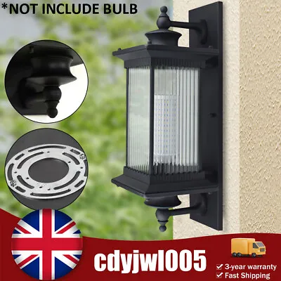 Garden Wall Light Outdoor/Indoor Fixture External Vintage Lantern Wall Lamp • £40.90