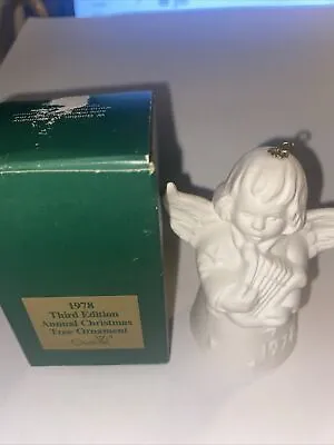 Goebel Angel Bell Ornament Third Edition 1978 White W/ Box • $9.99