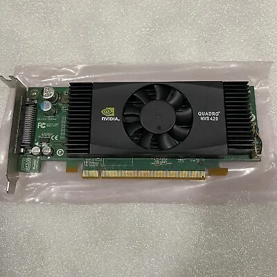 PNY Nvidia Quadro NVS420 512MB PCI Express PCI-e Quad VHDCI Video Card VCQ420NVS • $89.99