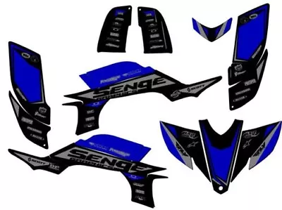 2003-2013 (Steel Frame Carb Model) YFZ 450 BINARY Blue Senge Graphics Kit • $181.49