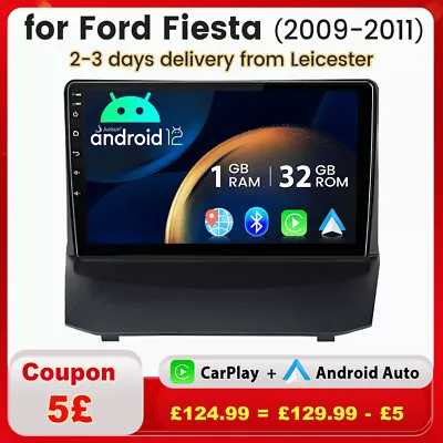 For Ford Fiesta VI 2009-2011 Android Auto 12 Car Stereo Radio GPS Navi Carplay • £129.99