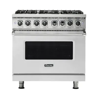 New In Box Viking 36  Dual Fuel Stainless Range Vdr5366bss List $14399 Cheapest • $8995