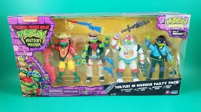 TMNT Mutant Mayhem Turtles In Disguise Figure Party Pack Walmart Exclusive Set • $19.99