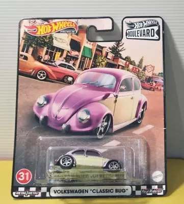 Hot Wheels Premium - Boulevard - Volkswagen  Classic Bug  - 1:64 - Dated 2020 • $14.99