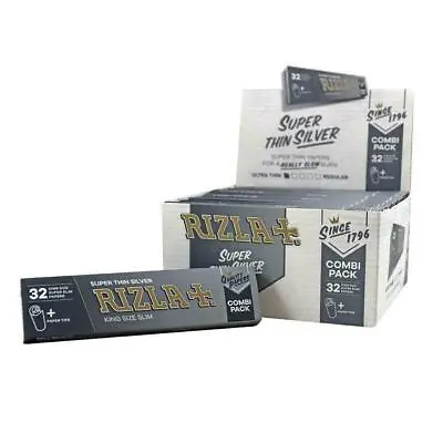 Rizla Blue King Size Slim Thin Cigarette Smoking Rolling Papers Genuine 10-50 • £6.89