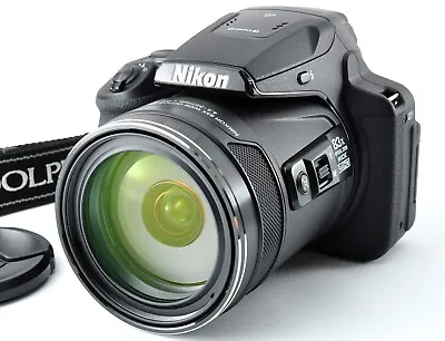 Nikon COOLPIX P900 [MINT] 16MP Compact Digital Camera Black 83x Optical Zoom • $1035.10