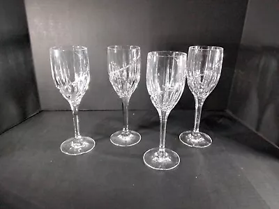 VINTAGE UPTOWN By Mikasa Blown Crystal Water Goblets Set Of 4. PERFECT 8.25in  • $30