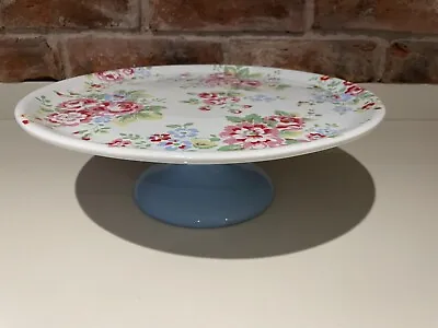 £35 • Buy Cath Kidston Single Tier Footed Large Cake Stand Spray Flowers / Floral