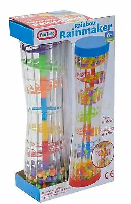 £7.89 • Buy Fun Time Rainbow Rainmaker Toy Sensory Auditory Baby Toddler Shake 6mths+ NEW