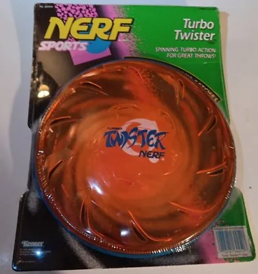 Rare Sealed NERF Turbo Twister Disc Frisbee Hasbro 1996 • $84.25