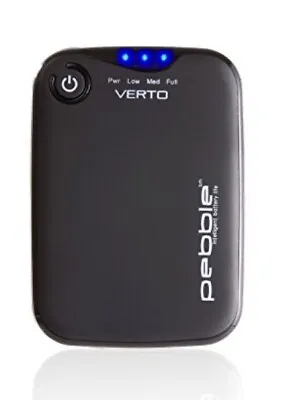 Veho Pebble Verto Portable Power Bank Battery Charger 3700mAh USB Devices BLACK • $25
