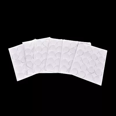 100X 1  Round 3D Crystal Clear Epoxy Adhesive Circles Dome Sticker Bottle Y-qe • $9.09