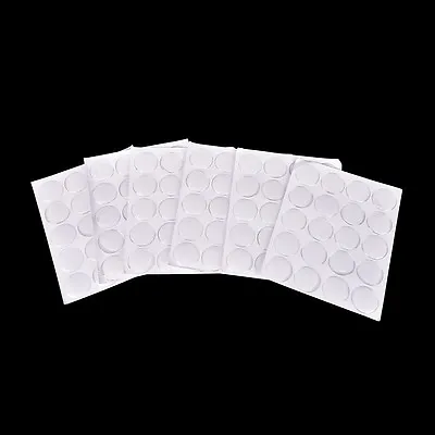 100X 1  Round 3D Crystal Clear Epoxy Adhesive Circles Dome Sticker Bottle Y~mj • $6.69