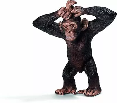 Baby Chimpanzee Gorilla Monkey Cub Toy Figure Figurine Model Sculpture Doll • $15.65