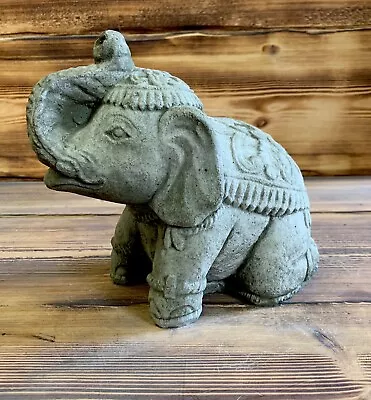 £23.05 • Buy Stone Garden Thai Elephant Statue Ornament 