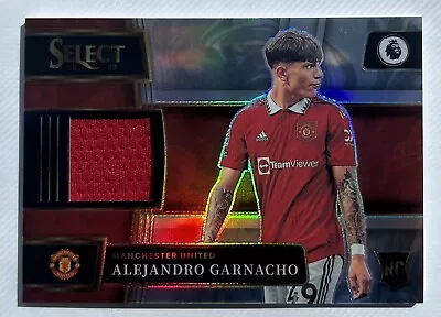 2022-23 Select Premier League Alejandro Garnacho Rookie Silver Prizm Patch Man U • $0.99