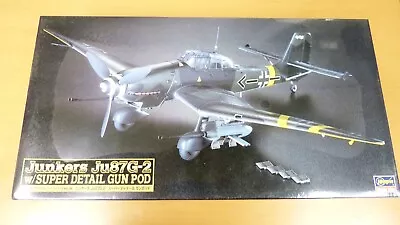 $90 • Buy 1/48 Hasegawa Ju-87G-2 Stuka W Super Detail Gun Pod - NEW - Factory Sealed