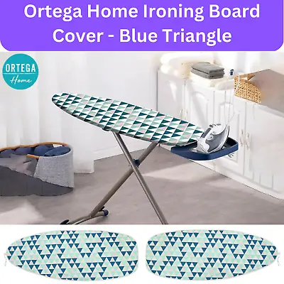 $16.99 • Buy Ultra Thick Heat Retaining Felt Ironing Iron Board Cover Easy Fitted - Blue