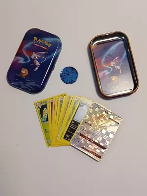 Pokemon Mini Tin Lot Mew And Psyduck Nine Tails Coin Pokemon Cards Kartangx Holo • $18.99