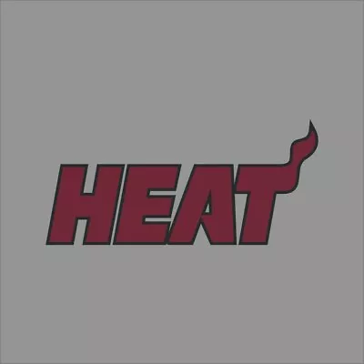 Miami Heat #6 NBA Team Pro Sports Vinyl Sticker Decal Car Window Wall • $16.29