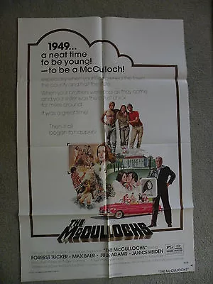 The McCulloch’s Forest Tucker Max Baer 1975 Movie Poster 27 X 40 #75/100 • $5.99