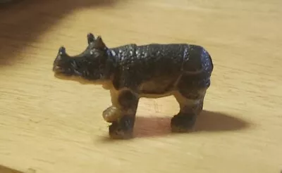 Vintage Pvc Figure Zoo Animal Rhinoceros Wild Animal Jungle Toy Mini Rhino Small • $24.97