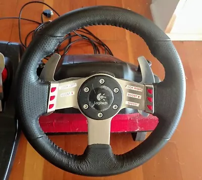 Logitech G27 Racing Wheel - Black Wheel Only For Parts Or Repair • $44.88