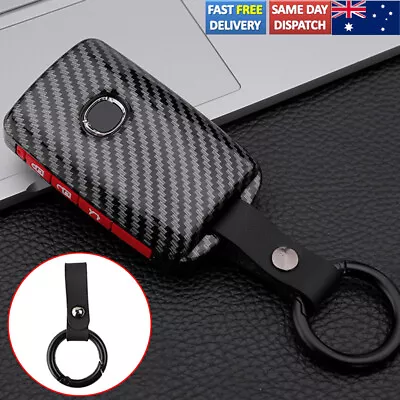 For Mazda 3  CX4 CX5 CX8 Alexa Car Remote Key Cover Shell Case Carbon Fiber • $15.65