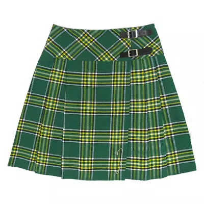 Tartanista 20   - 51cm  Irish Tartan Knee Length Kilt Skirt • $25.20