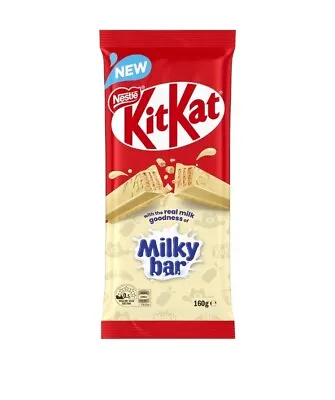 New! Nestle KitKat Milky Bar Chocolate Block 160g_Australian Import  • £7.99