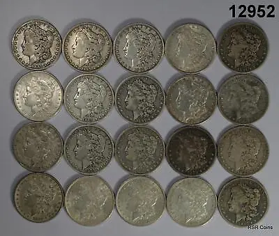 Roll Of 20 Pre 1921 Morgan Silver Dollar Vf-au Few Culls #12952 • $679